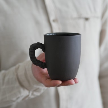 II GATUNEK kubek 300ml czarny matowy