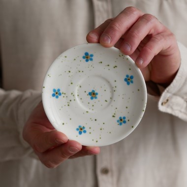 Talerzyk niezapominajki (do filiżanki 150ml)