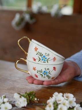 Filiżanka 300ml wiejska opowieść ze złotym uszkiem