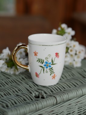 Kubek 300ml wiejska opowieść ze złotym uszkiem  