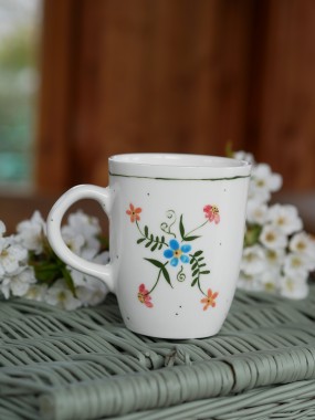 Kubek 300ml wiejska opowieść z białym uszkiem