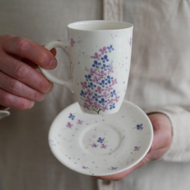 Kubek 250ml BZY + talerzyk 12,5cm