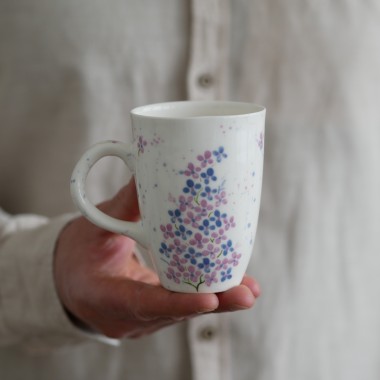 Kubek 250ml BZY z białym uszkiem 