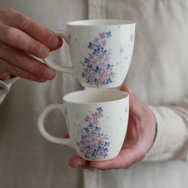 Kubek 220ml BZY z białym uszkiem 