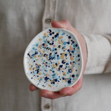 II GATUNEK talerzyk na drobiazgi colorful 9x11cm (S)