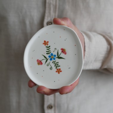 Talerzyk na drobiazgi wiejska opowieść 9x11cm (S)